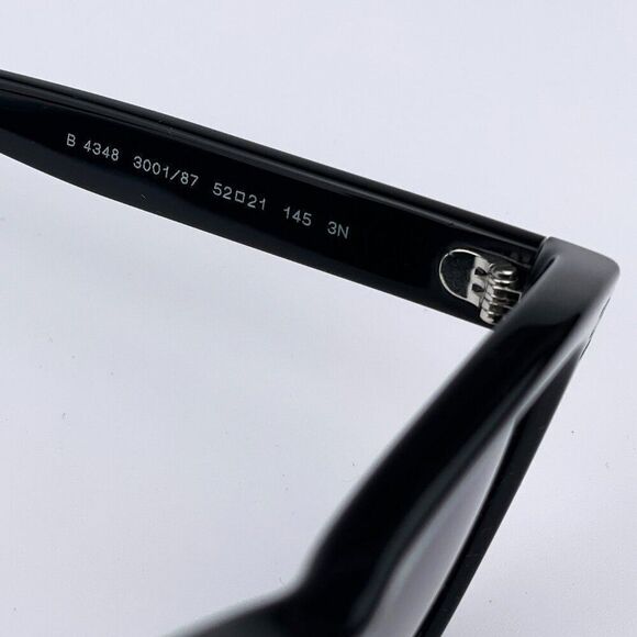 NEW Burberry BE4348 Cooper 300187 Black Dark Grey Square Unisex Sunglasses - Picture 9 of 11